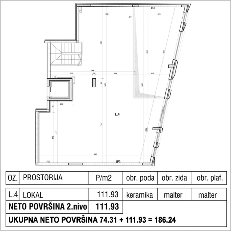 poslovni prostor nivo 22